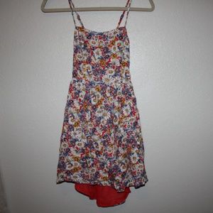 Forever 21 Bright Floral Tanktop Dress - Tie Back